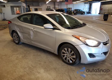 2012 Hyundai Elantra Gls из США, поврежденный, VIN KMHDH4AEXCU213722